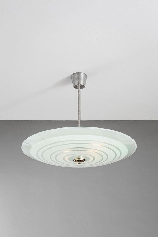 Pietro Chiesa : Lampada a sospensione
Struttu  - Asta Design - Incanto Casa d'Aste e Galleria