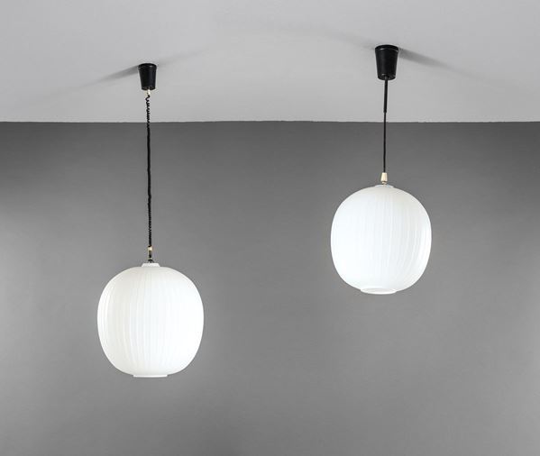 Alois Ferdinand Gangkofner : Coppia di lampade a sospension  - Auction Design - Incanto Casa d'Aste e Galleria
