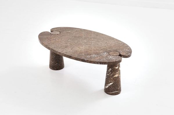 Angelo Mangiarotti : Tavolo basso della serie Eros
  - Auction Design - Incanto Casa d'Aste e Galleria