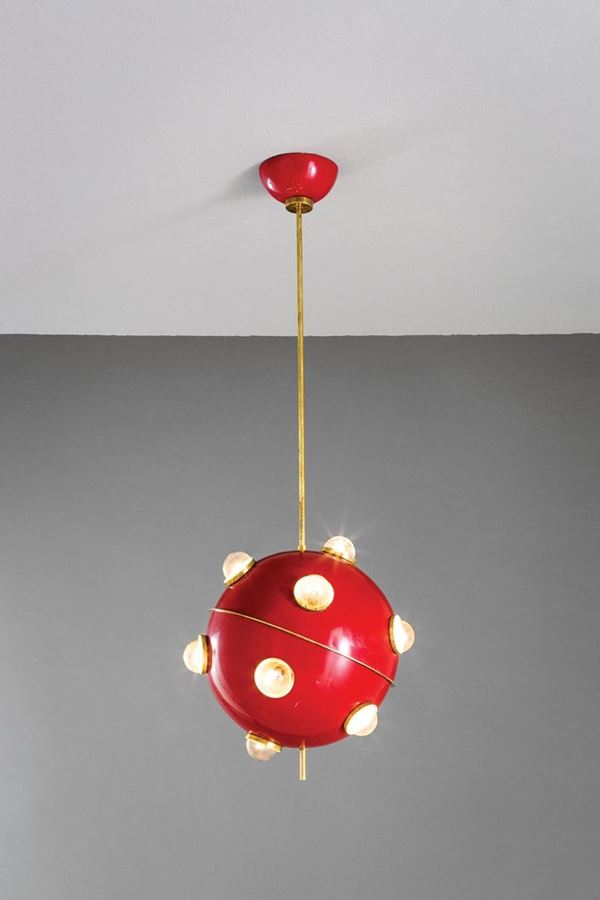 Oscar Torlasco : Lampada a sospensione mod. 553  - Auction Design - Incanto Casa d'Aste e Galleria