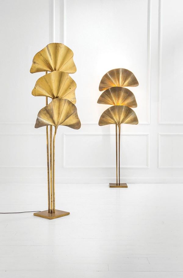 Tommaso Barbi : Due lampade da terra
Ottone l  - Auction Design - Incanto Casa d'Aste e Galleria