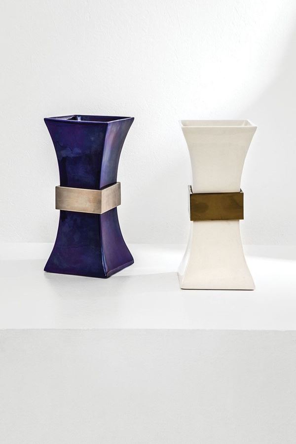 Gabriella Crespi - Due vasi
Ceramica smaltata, o