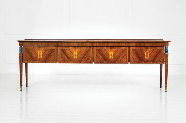 Pier Luigi Colli : Grande console a quattro vani   - Auction Design - Incanto Casa d'Aste e Galleria