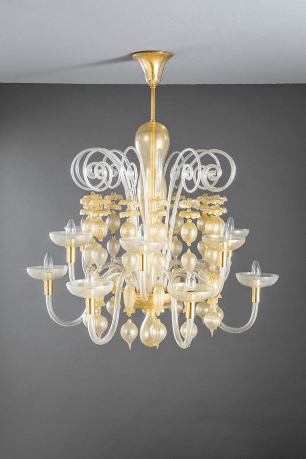 Carlo Scarpa - Lampadario
Struttura in otton