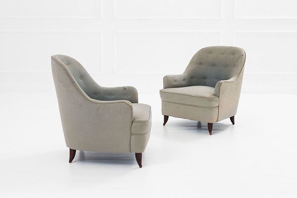 Paolo Buffa : Coppia di poltrone
Struttura   - Auction Design - Incanto Casa d'Aste e Galleria