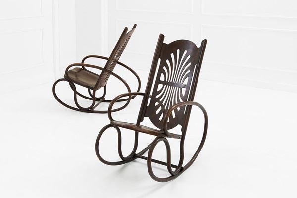 Jacob &amp; Joseph Khon - Due dondoli
Faggio curvato, m