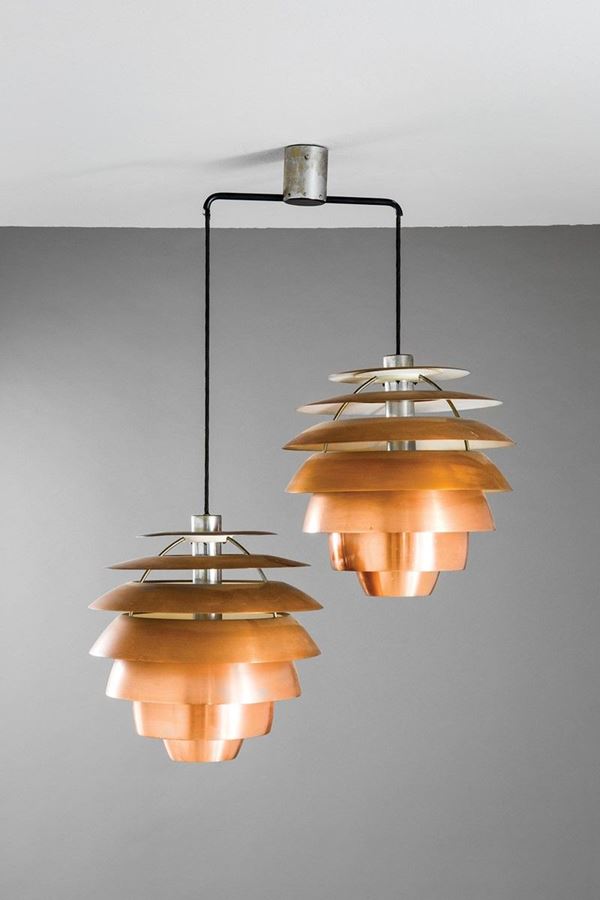 Stilnovo : Lampada a sospensione
Rame, a  - Auction Design - Incanto Casa d'Aste e Galleria