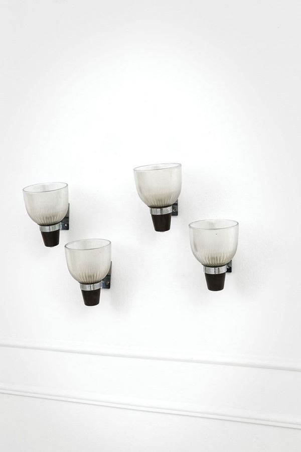 Ignazio Gardella : Quattro lampade da parete
Ott  - Auction Design - Incanto Casa d'Aste e Galleria