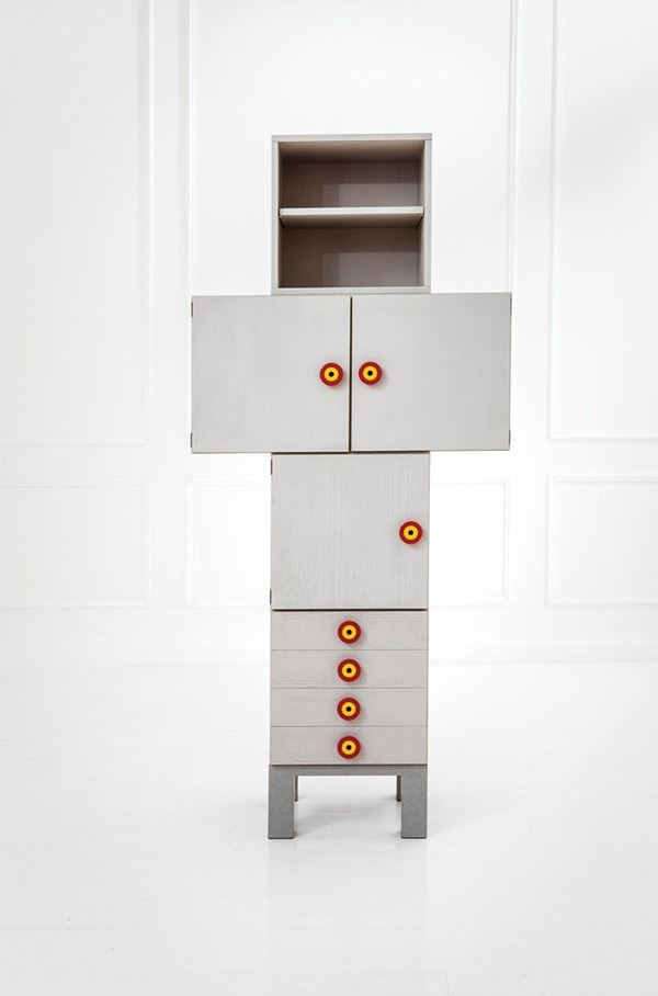 Ettore Sottsass : Mobile componibile Kubirolo
L  - Asta Design - Incanto Casa d'Aste e Galleria