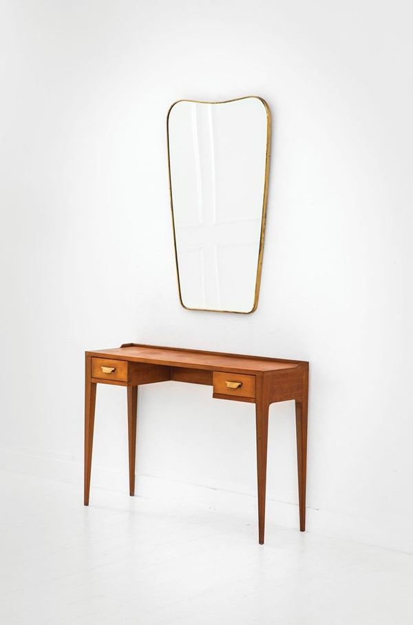 Console con specchio
Legno di