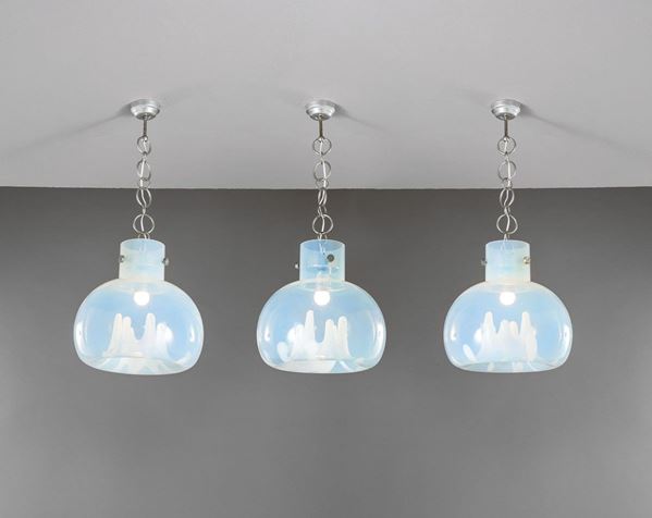 Toni Zuccheri : Tre lampade a sospensione
Str  - Auction Design - Incanto Casa d'Aste e Galleria
