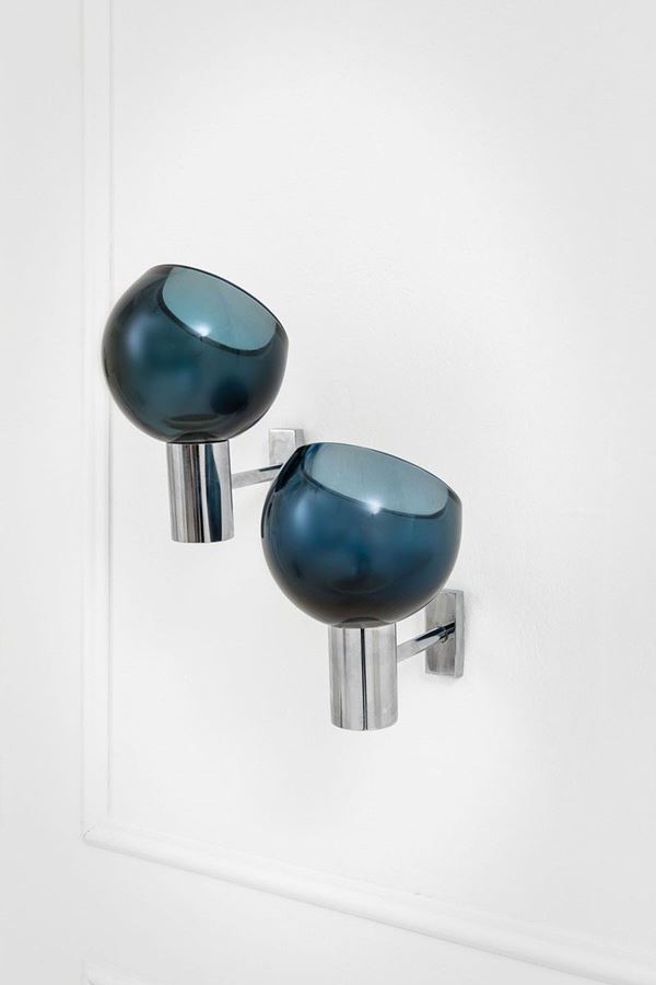 Seguso Vetri d'Arte : Coppia di lampade da parete
S  - Asta Design - Incanto Casa d'Aste e Galleria