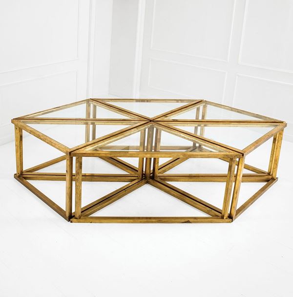 Romeo Rega : Tavolo componibile
Sei elemen  - Auction Design - Incanto Casa d'Aste e Galleria