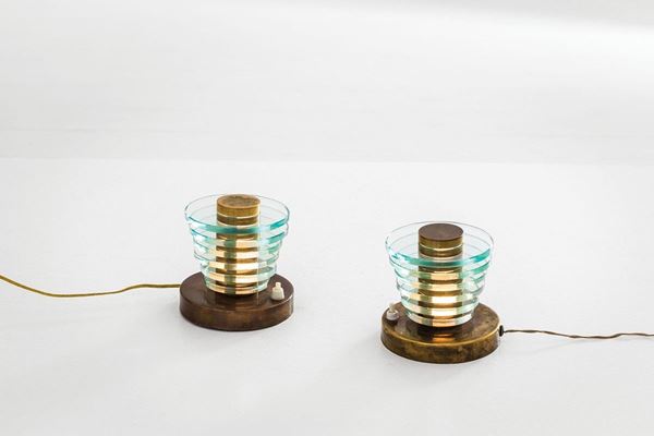 Fontana Arte (attr.) : Due lampade da comodino
Otton  - Auction Design - Incanto Casa d'Aste e Galleria