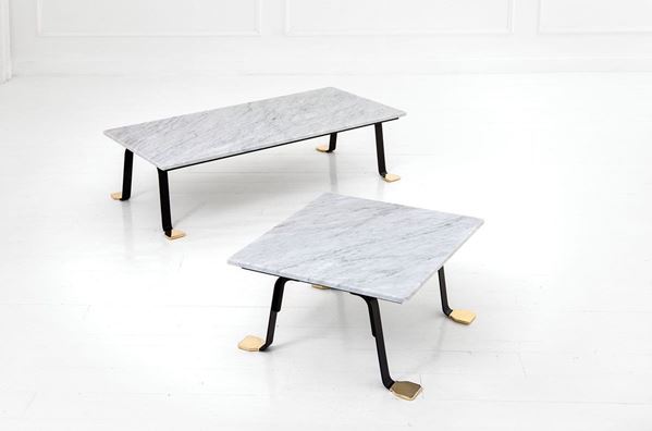 Officine Bolognesi : Tavolo basso
Metallo smaltato  - Auction Design - Incanto Casa d'Aste e Galleria