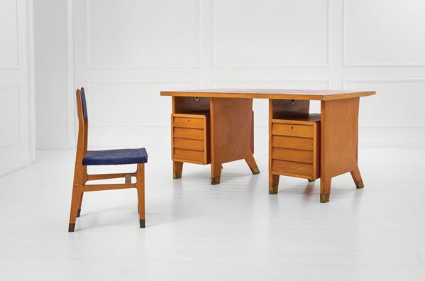 Gio Ponti - Scrivania e sedia per l&#39;Ammini