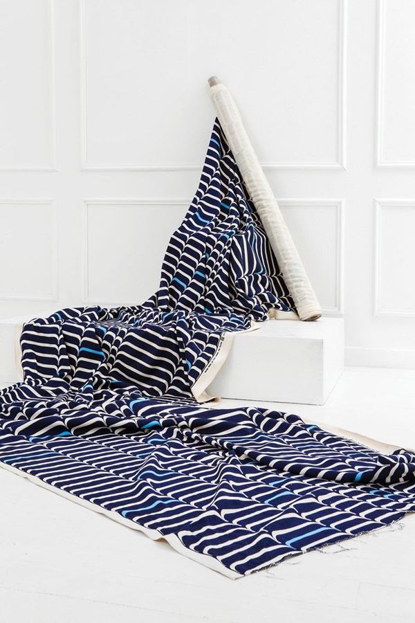 Carlo Hauner : Tessuto &quot;Ponti&quot;
Cotone.
Prod  - Asta Design - Incanto Casa d'Aste e Galleria