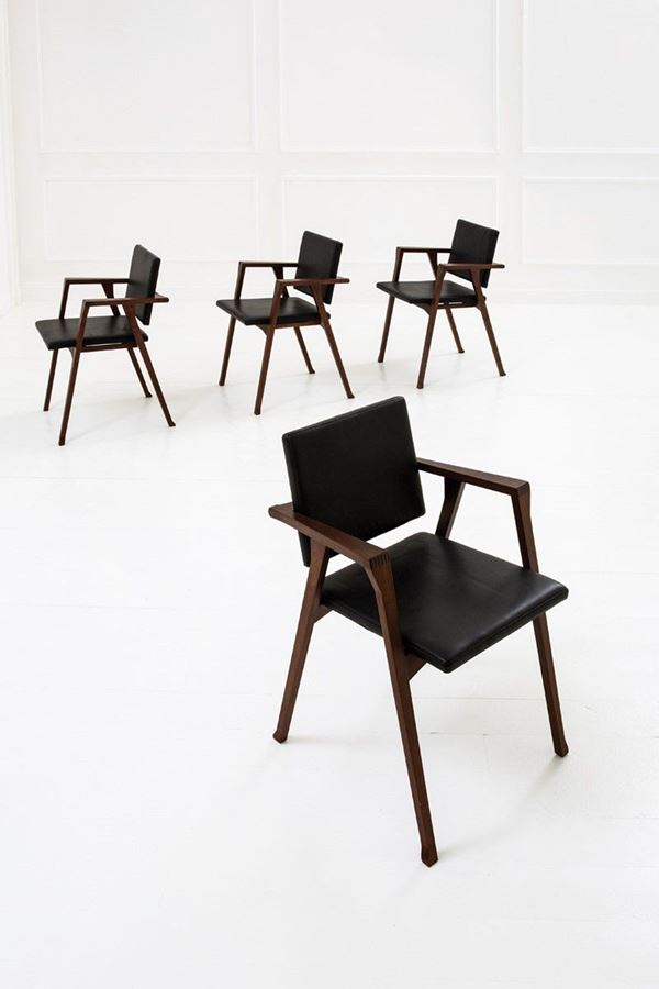 Franco Albini, Franca Helg - Quattro poltroncine mod. Luisa