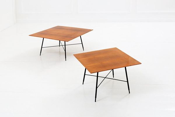 Ico Parisi : Due tavolini
Struttura a tral  - Asta The Beat of Design - Incanto Casa d'Aste e Galleria