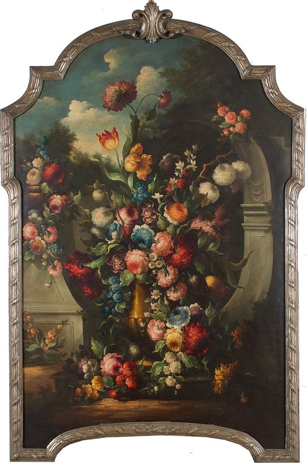 Natura morta floreale
Olio su  - Asta Antiquariato - Asta da fallimento - Incanto Casa d'Aste e Galleria
