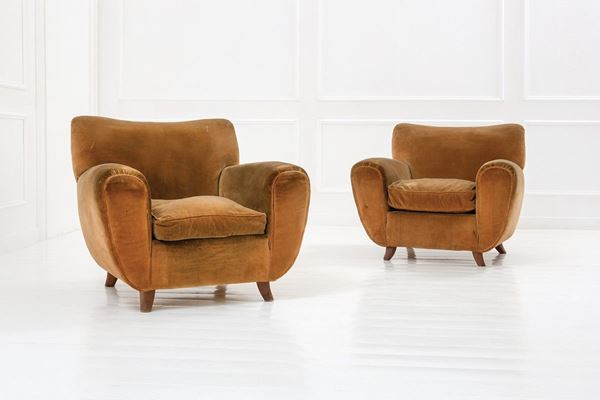 Guglielmo Ulrich (attr.) : Coppia di poltrone
Struttura   - Asta The Beat of Design - Incanto Casa d'Aste e Galleria