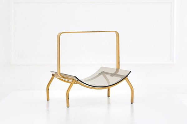 Fontana Arte : Portariviste
Ottone lucido, c  - Asta The Beat of Design - Incanto Casa d'Aste e Galleria