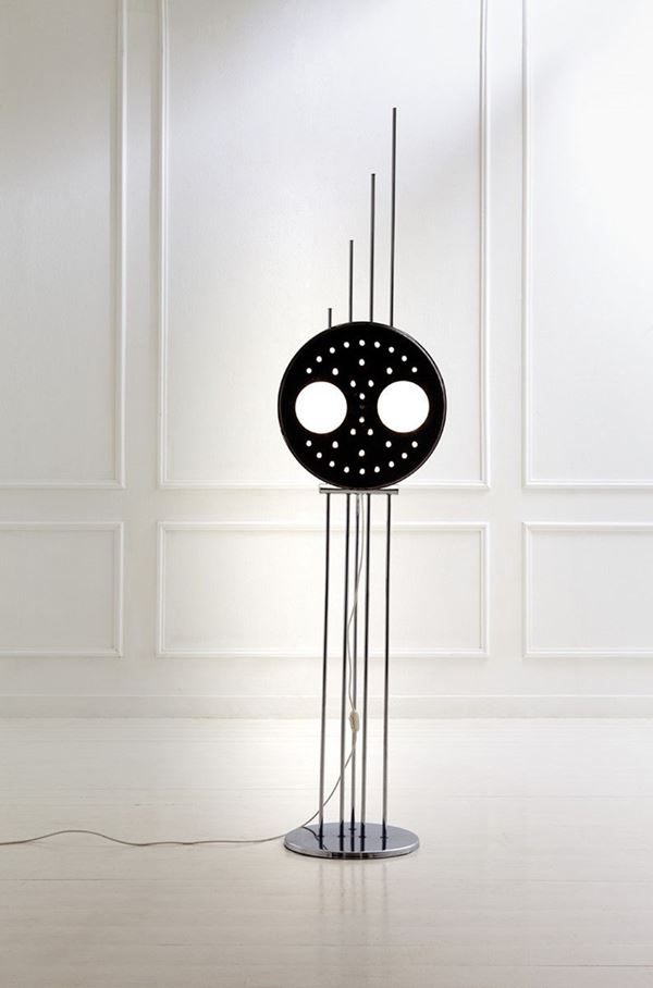 Lampada da terra
Metallo crom