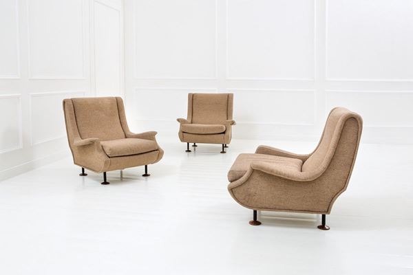 Marco Zanuso : Tre poltrone mod. Regent
Scoc  - Asta The Beat of Design - Incanto Casa d'Aste e Galleria