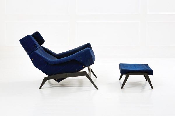 Poltrona reclinabile con poggi  - Auction The Beat of Design - Incanto Casa d'Aste e Galleria