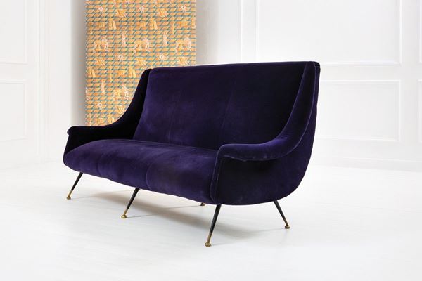 Divano
Struttura in legno, ri  - Auction The Beat of Design - Incanto Casa d'Aste e Galleria