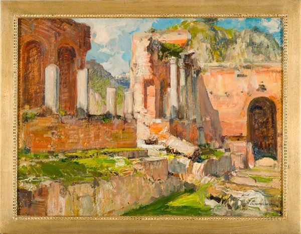 Vittorio Cavalleri - Teatro di Taormina
Olio su co