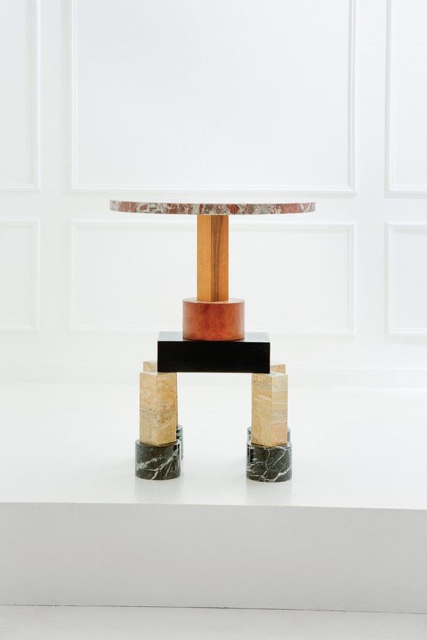 Ettore Sottsass - Alzata mod. Demistella
Marmo,
