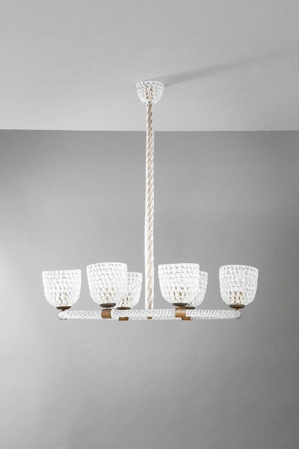 Barovier &amp; Toso - Lampadario
Ottone lucido,  di