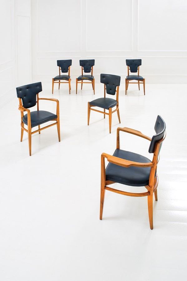 Quattro sedie e due capotavola  - Asta The Beat of Design - Incanto Casa d'Aste e Galleria