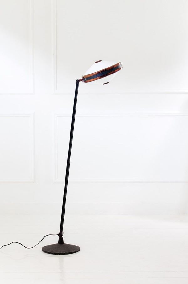 Stilnovo : Lampada da terra
Metallo smal  - Asta The Beat of Design - Incanto Casa d'Aste e Galleria