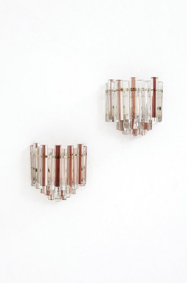 Venini : Due lampade da parete della se  - Auction The Beat of Design - Incanto Casa d'Aste e Galleria