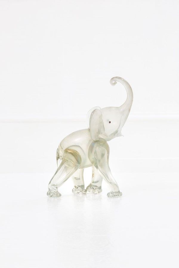 Barovier &amp; Toso : Elefante
Vetro iridescente so  - Auction The Beat of Design - Incanto Casa d'Aste e Galleria