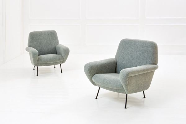 Gianfranco Frattini - Due poltrone mod. 830
Scocca 