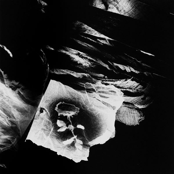 Mario Carrieri : Natura morta con drappo. 73a r  - Asta Fotografia - Incanto Casa d'Aste e Galleria