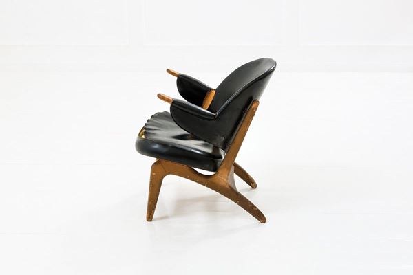 Arne Hovmand Olsen - Poltroncina
Struttura in teak