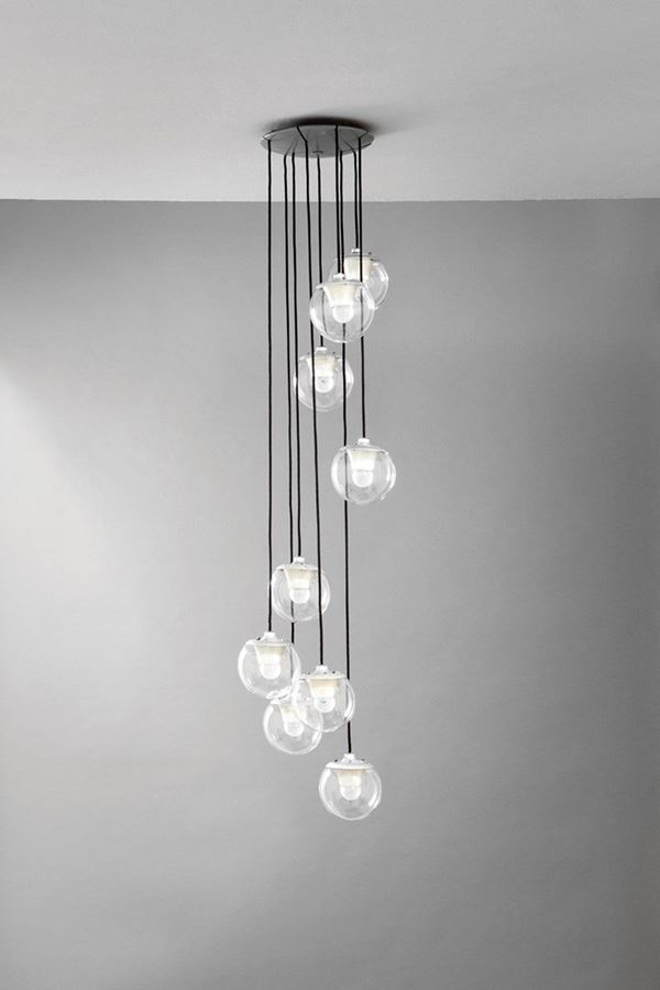 Gino Sarfatti : Lampada a sospensione mod. 209  - Asta The Beat of Design - Incanto Casa d'Aste e Galleria