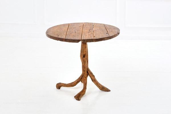 Felice Sabbadini : Gu&#233;ridon
Legno di ulivo.
Pro  - Asta The Beat of Design - Incanto Casa d'Aste e Galleria