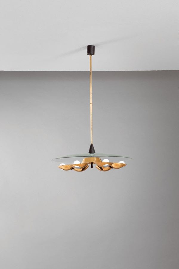 Stilnovo - Lampadario
Ottone lucido, met