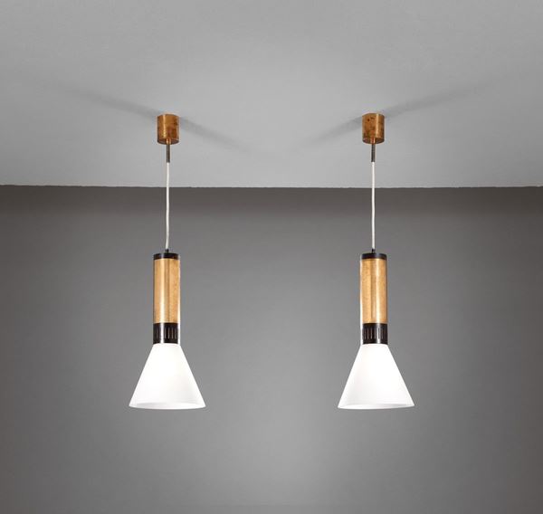 Stilnovo : Due lampade a sospensione mod.  - Asta The Beat of Design - Incanto Casa d'Aste e Galleria