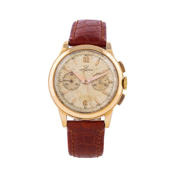 Lemania : Cronografo a due contatori
An  - Asta Orologi - Incanto Casa d'Aste e Galleria