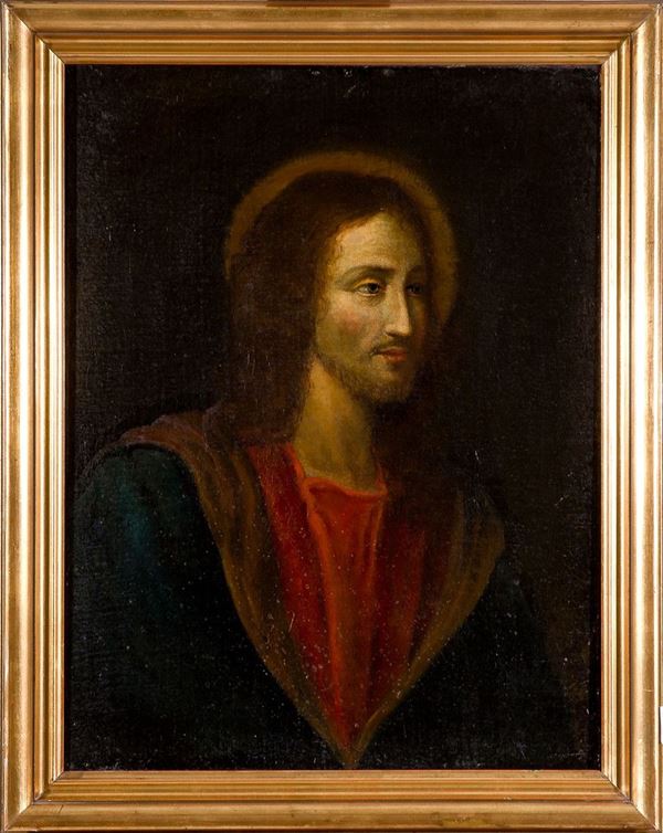 Vaso in porcellana blu, montat