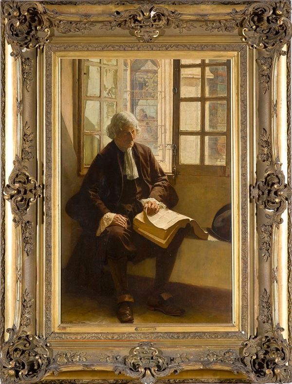 Importante orologio in bronzo 