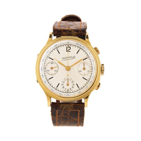 Eberhard : Cronografo a tre contatori mod  - Asta Orologi - Incanto Casa d'Aste e Galleria