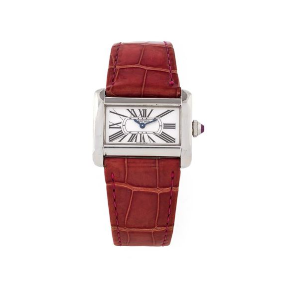Cartier : Solo tempo, modello &quot;Tank Diva  - Asta Orologi - Incanto Casa d'Aste e Galleria