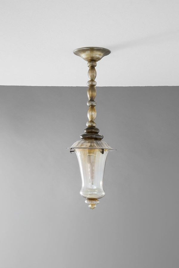 Venini : Lanterna variante del mod. 500  - Asta Design - Incanto Casa d'Aste e Galleria